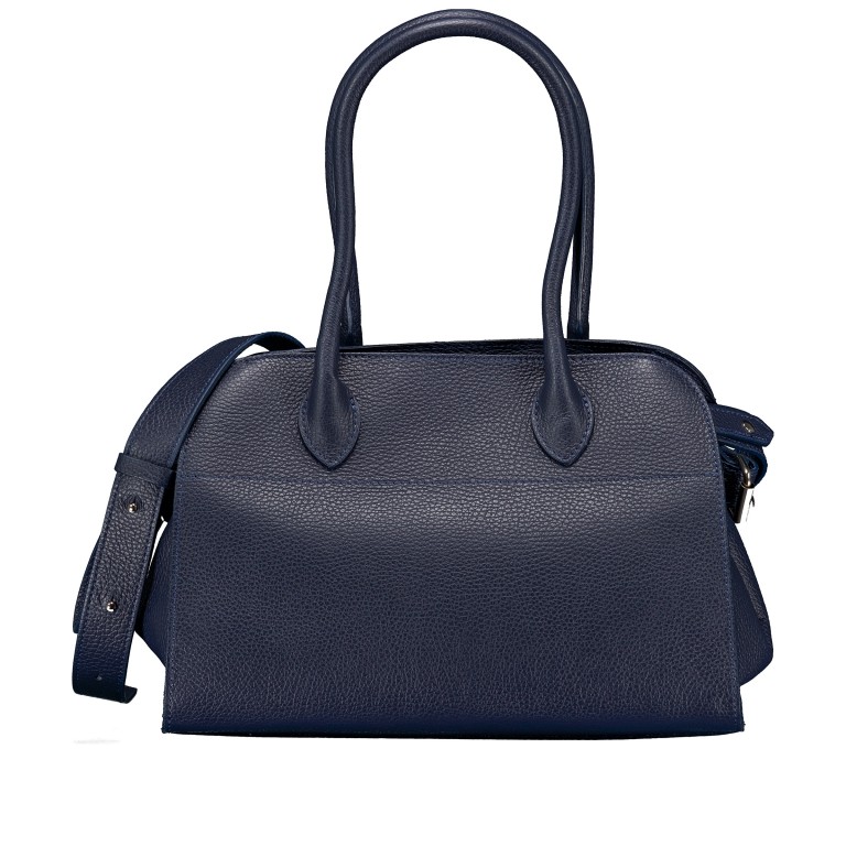 Tasche Dollaro Dunkelblau, Farbe: blau/petrol, Marke: Hausfelder Manufaktur, EAN: 4065646027855, Abmessungen in cm: 32x22x17.5, Bild 1 von 6
