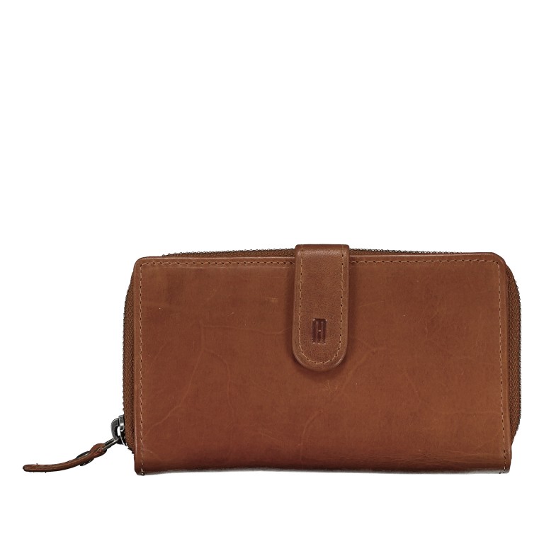 Geldbörse Oil pull up mit RFID-Schutz Cognac, Farbe: cognac, Marke: Hausfelder Manufaktur, EAN: 4065646026124, Abmessungen in cm: 10.5x15.5x3, Bild 1 von 5