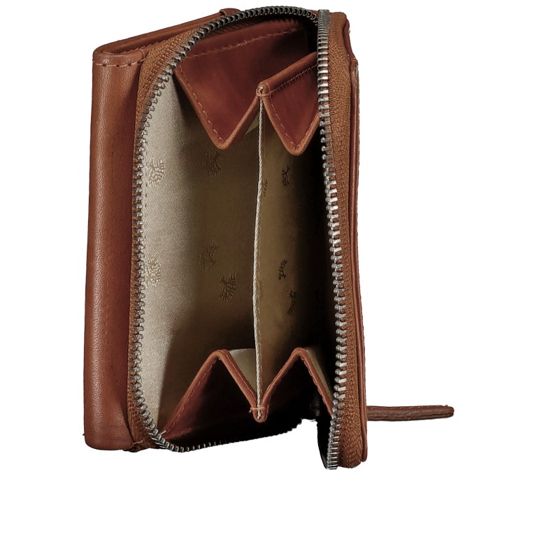 Geldbörse Oil pull up mit RFID-Schutz Cognac, Farbe: cognac, Marke: Hausfelder Manufaktur, EAN: 4065646026308, Abmessungen in cm: 8x11x2.5, Bild 5 von 5