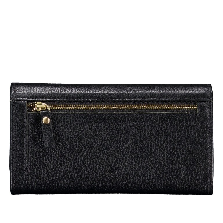 Geldbörse mit RFID-Schutz Black, Farbe: schwarz, Marke: Hausfelder Manufaktur, EAN: 4065646026148, Abmessungen in cm: 19x10.5x2.5, Bild 3 von 4