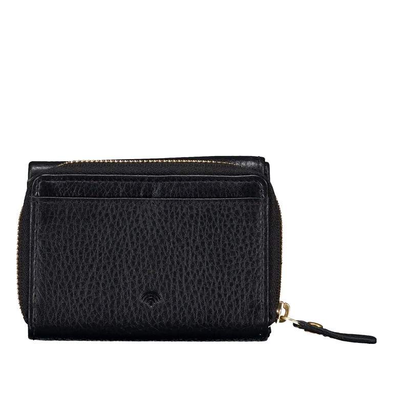 Geldbörse mit RFID-Schutz Black, Farbe: schwarz, Marke: Hausfelder Manufaktur, EAN: 4065646026179, Abmessungen in cm: 8x11x2.5, Bild 3 von 4