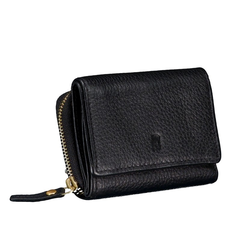 Geldbörse mit RFID-Schutz Black, Farbe: schwarz, Marke: Hausfelder Manufaktur, EAN: 4065646026179, Abmessungen in cm: 8x11x2.5, Bild 2 von 4