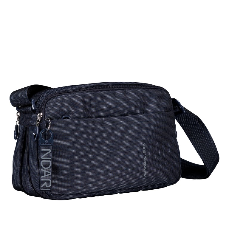Umhängetasche MD20 QMT48 Scarab, Farbe: blau/petrol, Marke: Mandarina Duck, EAN: 8032803853752, Abmessungen in cm: 28x19.5x9, Bild 2 von 6