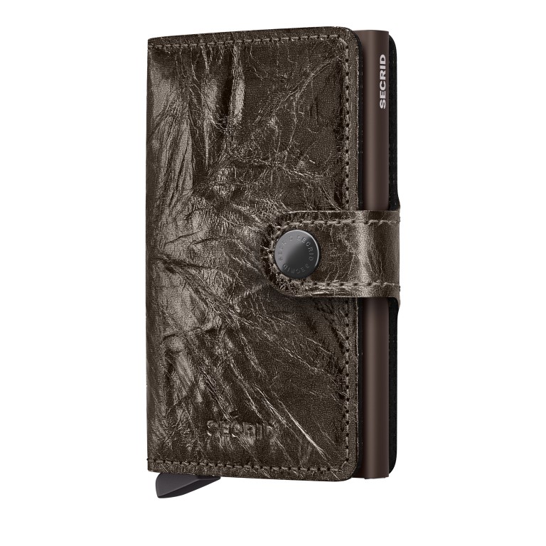 Geldbörse Miniwallet Crunch mit RFID-Schutz Bronze, Farbe: metallic, Marke: Secrid, EAN: 8721077501048, Abmessungen in cm: 6.8x10.2x2.1, Bild 1 von 5