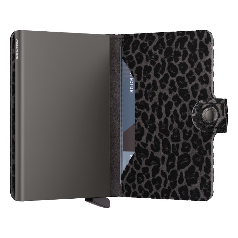 Mini-Geldbörse Miniwallet Leo Leo Grey, Farbe: grau, Marke: Secrid, EAN: 8721077501055, Abmessungen in cm: 6.8x10.2x2.1, Bild 4 von 5