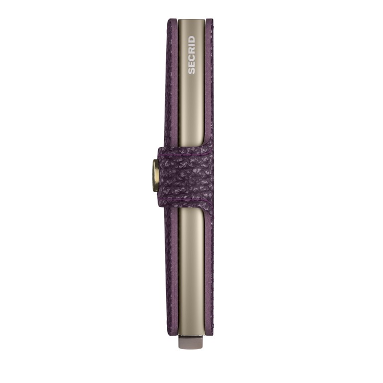 Geldbörse Miniwallet Pebble mit RFID-Schutz Grape, Farbe: flieder/lila, Marke: Secrid, EAN: 8721077501000, Abmessungen in cm: 6.5x10.2x2.1, Bild 2 von 5