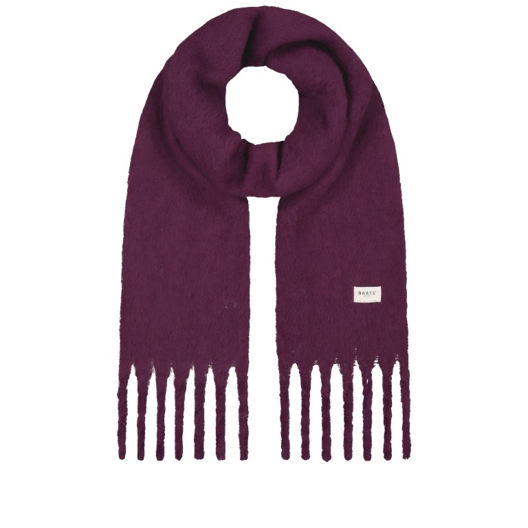 Schal Keridda Aubergine, Farbe: rot/weinrot, Marke: Barts, EAN: 8717457987588, Abmessungen in cm: 19x200x0.5, Bild 1 von 1