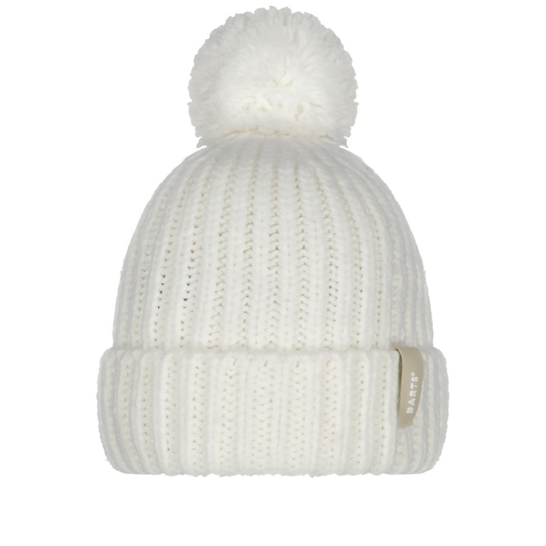 Mütze Joansy mit Bommel Cream, Farbe: weiß, Marke: Barts, EAN: 8717457928352, Bild 1 von 1