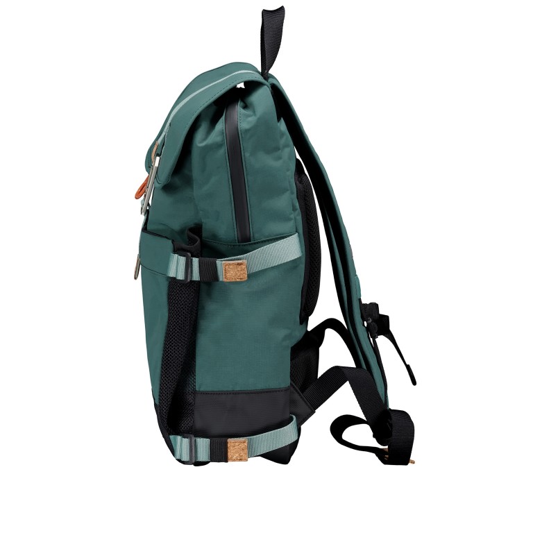 Rucksack Commuter mit Laptopfach 13 Zoll Grün, Farbe: grün/oliv, Marke: Faguo, EAN: 3666868053762, Abmessungen in cm: 27.5x43x11, Bild 2 von 8