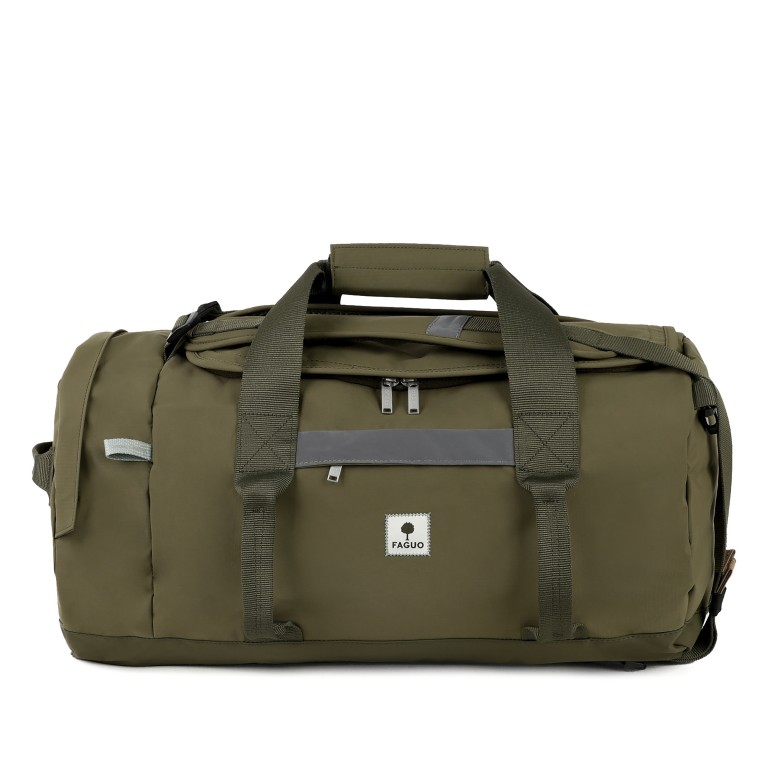 Reisetasche / Rucksack Big Duffle Oliv, Farbe: grün/oliv, Marke: Faguo, EAN: 3666868053809, Abmessungen in cm: 55x32x32, Bild 1 von 8