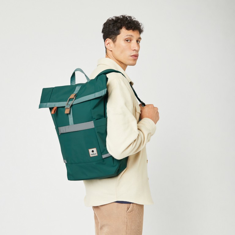 Rucksack Cycling mit Laptopfach 15 Zoll Grün, Farbe: grün/oliv, Marke: Faguo, EAN: 3666868053717, Abmessungen in cm: 28x46x12.5, Bild 6 von 6