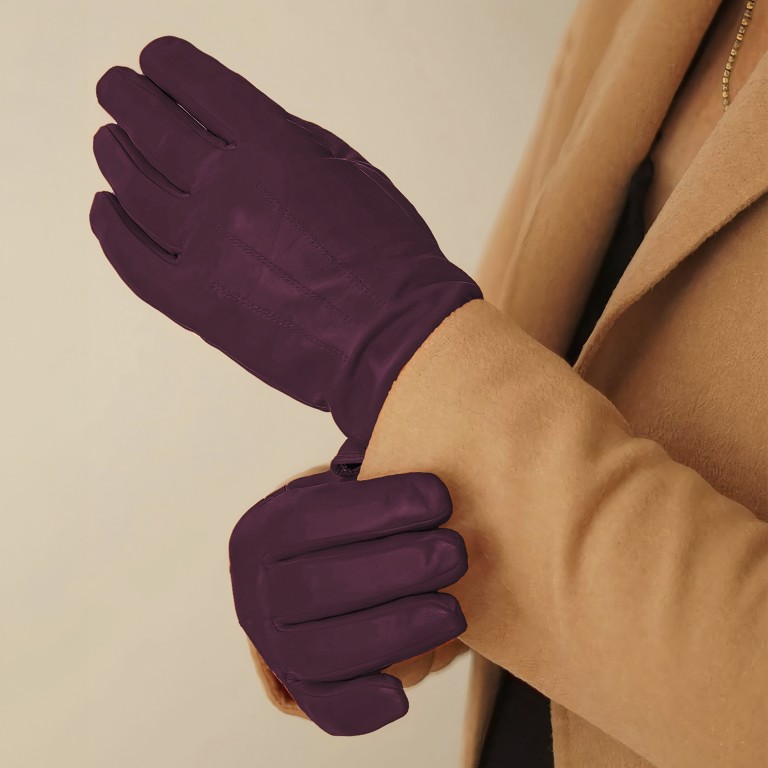 Handschuhe Carla für Damen Größe 7 Tokay, Farbe: rot/weinrot, Marke: Kessler, EAN: 4250042502895, Bild 3 von 6