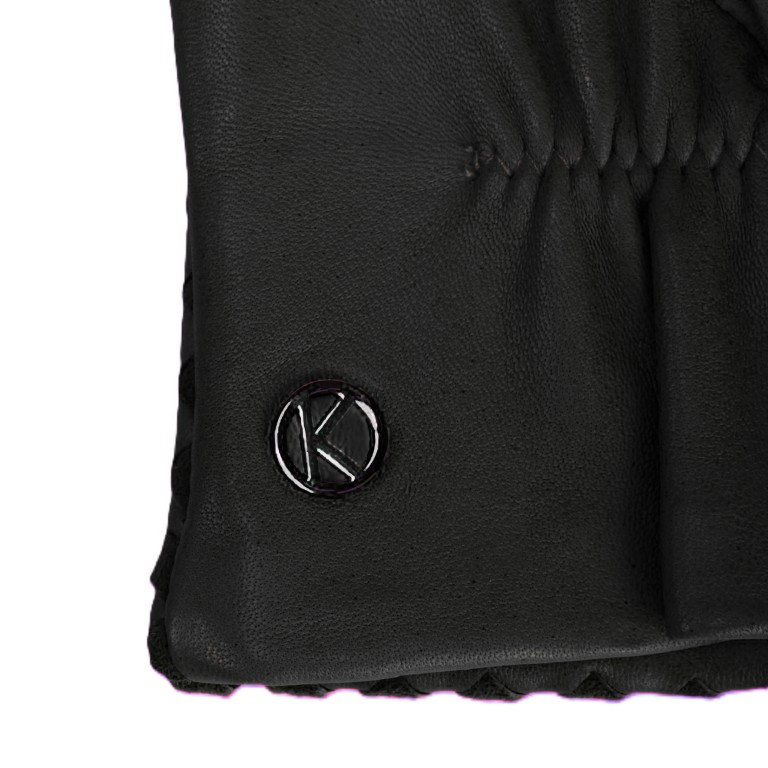 Handschuhe Mila für Damen Größe 7,5 Black, Farbe: schwarz, Marke: Kessler, EAN: 4250042557536, Bild 4 von 4