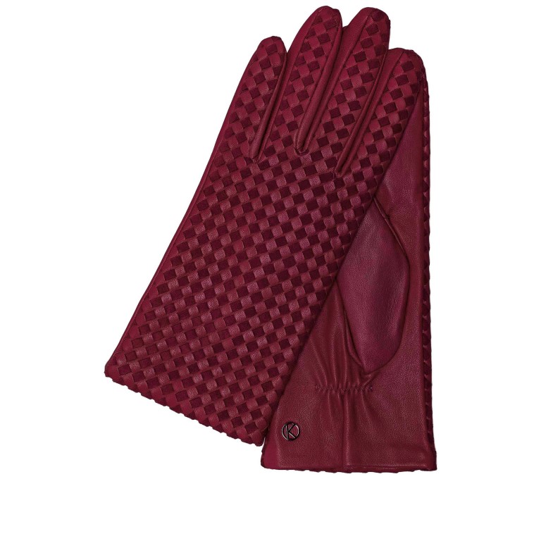 Handschuhe Mila für Damen Größe 8,5 Bordeaux, Farbe: rot/weinrot, Marke: Kessler, EAN: 4250042557901, Bild 2 von 4