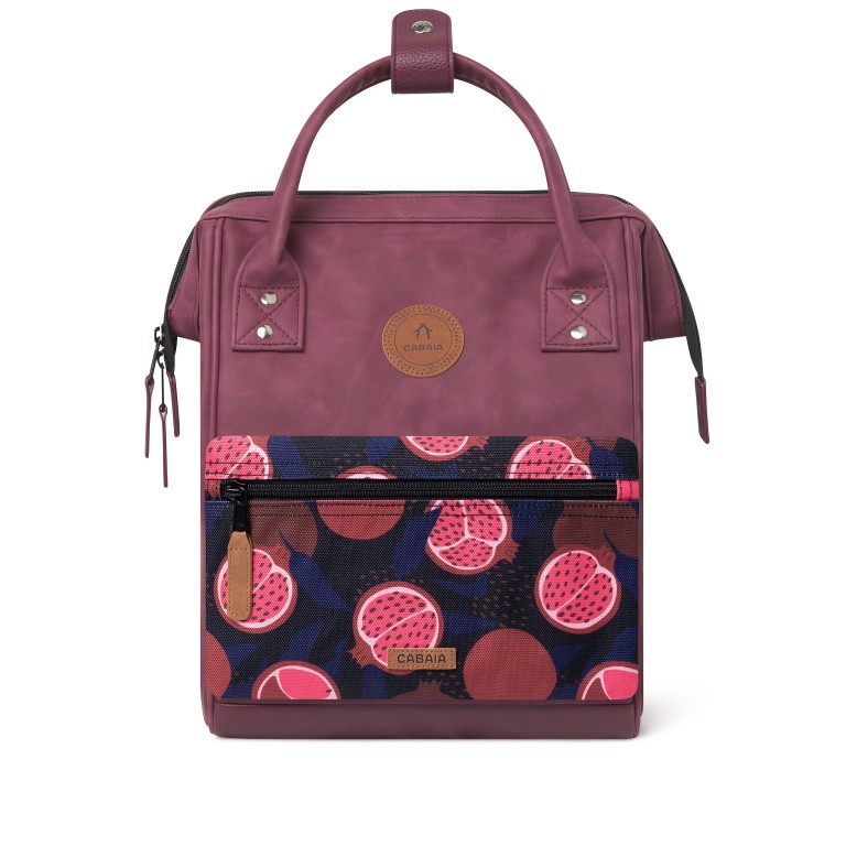 Rucksack Adventurer Small Delhi Weinrot, Farbe: rot/weinrot, Marke: Cabaia, EAN: 3701328346388, Abmessungen in cm: 23x32x13, Bild 2 von 10