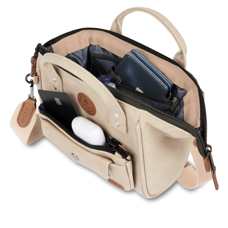 Umhängetasche Crossbody S Andenne Beige, Farbe: beige, Marke: Cabaia, EAN: 3667022021863, Abmessungen in cm: 18x14x7.5, Bild 2 von 5