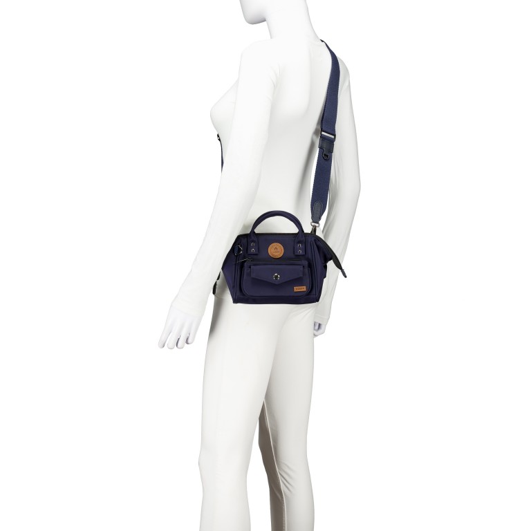 Umhängetasche Crossbody S Nara Dunkelblau, Farbe: blau/petrol, Marke: Cabaia, EAN: 3667022022044, Abmessungen in cm: 18x14x7.5, Bild 4 von 5