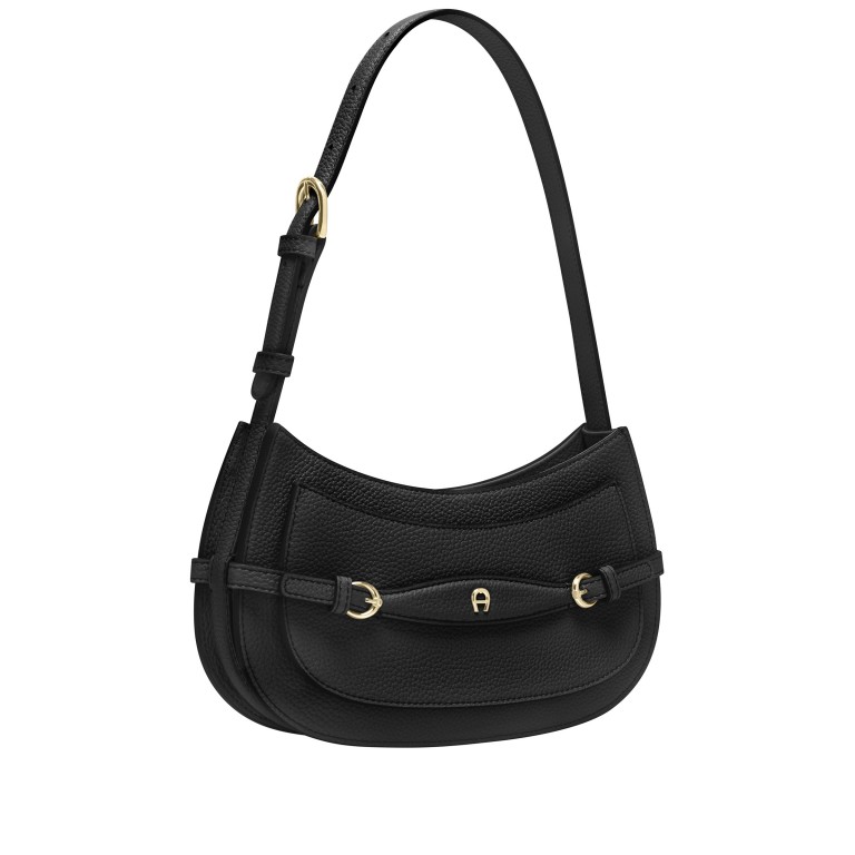 Tasche Cavallo XS Black, Farbe: schwarz, Marke: AIGNER, EAN: 4055539649899, Abmessungen in cm: 26x16x5, Bild 2 von 6