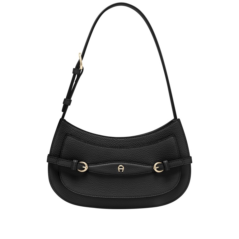 Tasche Cavallo XS Black, Farbe: schwarz, Marke: AIGNER, EAN: 4055539649899, Abmessungen in cm: 26x16x5, Bild 1 von 6