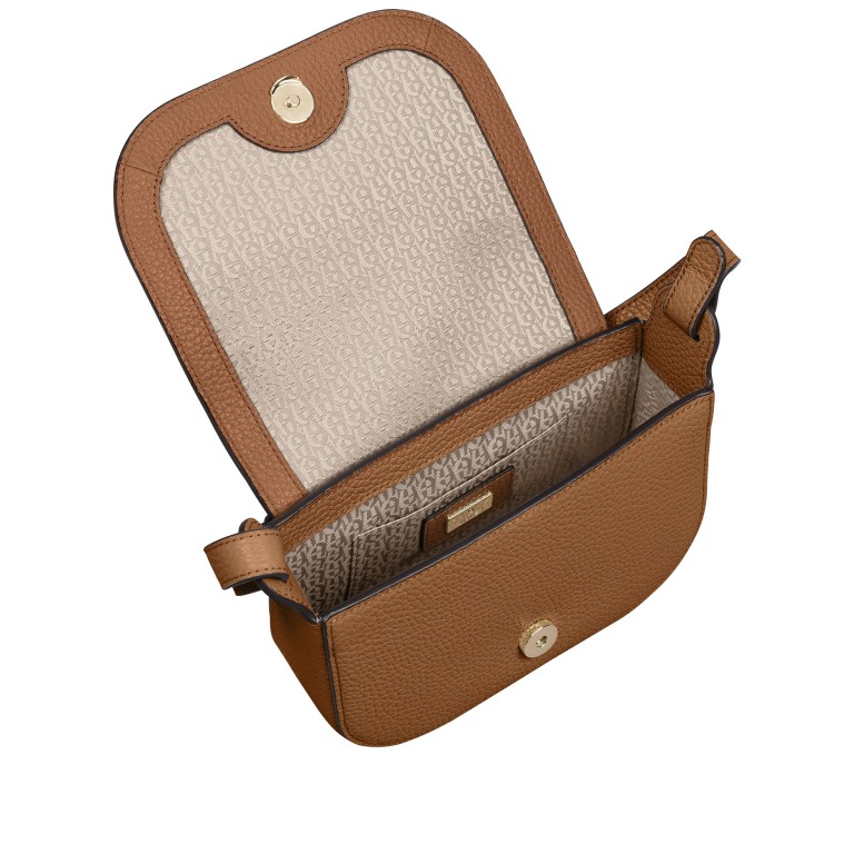 Umhängetasche Pura S Cognac Brown, Farbe: cognac, Marke: AIGNER, EAN: 4055539648083, Abmessungen in cm: 20x15x8, Bild 6 von 6