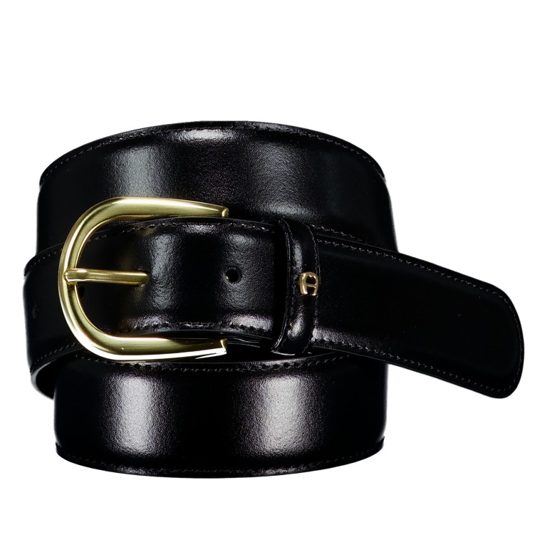 Gürtel Daily Basis 126-347 Bundweite 100 CM Black, Farbe: schwarz, Marke: AIGNER, EAN: 4055539037726, Bild 1 von 1