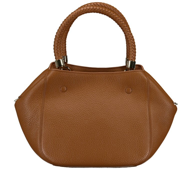 Handtasche Carré Soft M Cognac Brown, Farbe: cognac, Marke: AIGNER, EAN: 4055539649790, Abmessungen in cm: 35x33x16, Bild 3 von 7