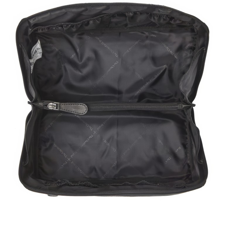 Kulturbeutel Trevia Black, Farbe: schwarz, Marke: The Chesterfield Brand, EAN: 8719241124315, Abmessungen in cm: 29x15x15, Bild 5 von 7