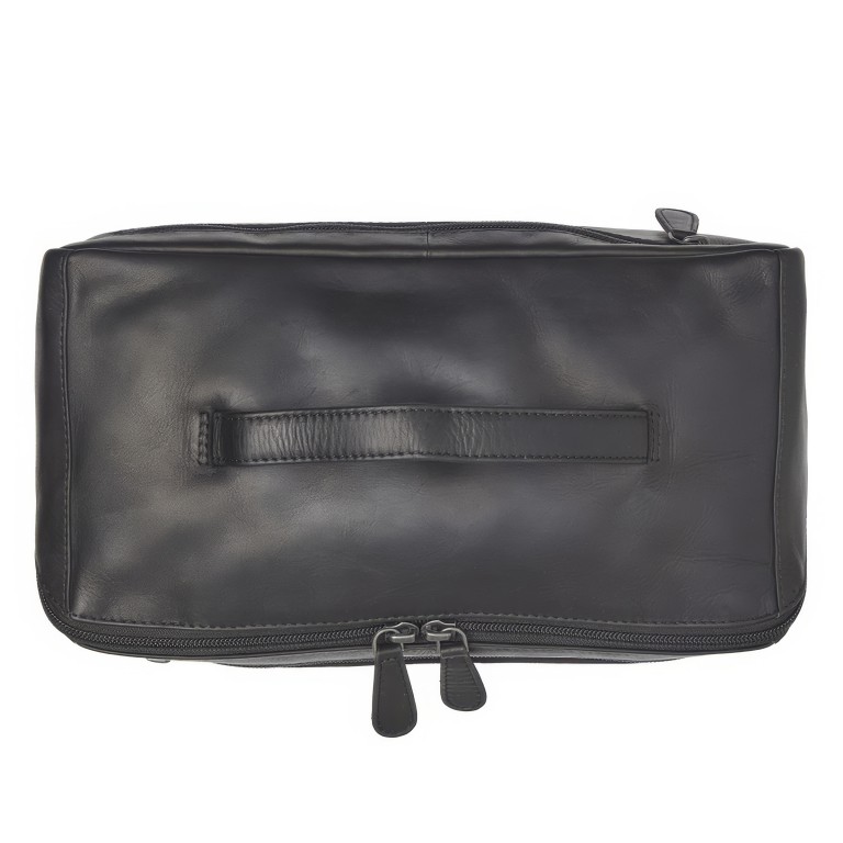 Kulturbeutel Trevia Black, Farbe: schwarz, Marke: The Chesterfield Brand, EAN: 8719241124315, Abmessungen in cm: 29x15x15, Bild 2 von 7