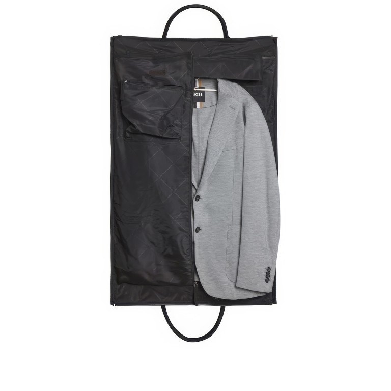 Reisetasche / Kleidersack Finlay Black, Farbe: schwarz, Marke: The Chesterfield Brand, EAN: 8719241126227, Abmessungen in cm: 55x26x27, Bild 6 von 8