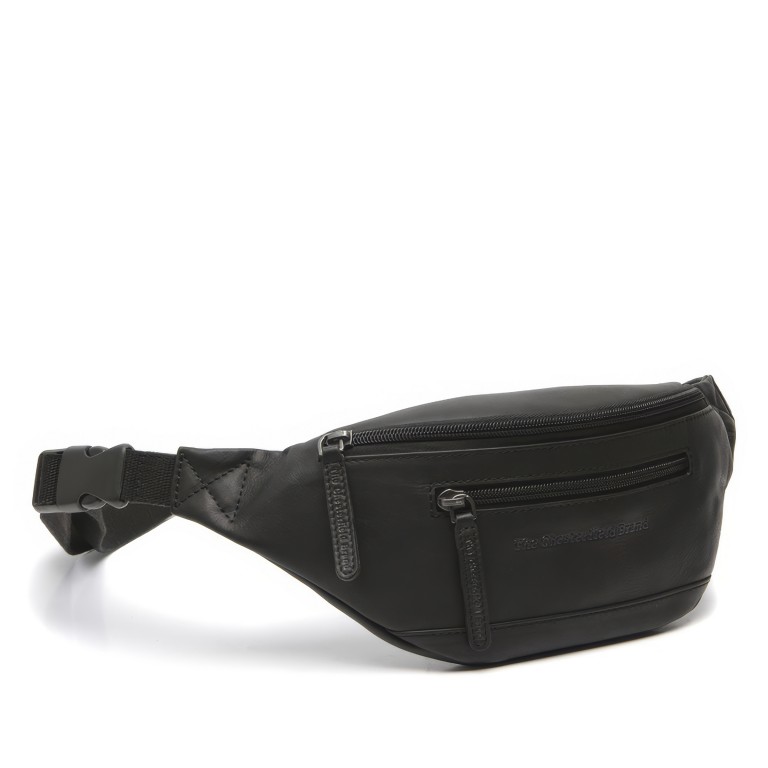 Gürteltasche Brana Black, Farbe: schwarz, Marke: The Chesterfield Brand, EAN: 8719241125039, Abmessungen in cm: 15x12x0.5, Bild 1 von 7