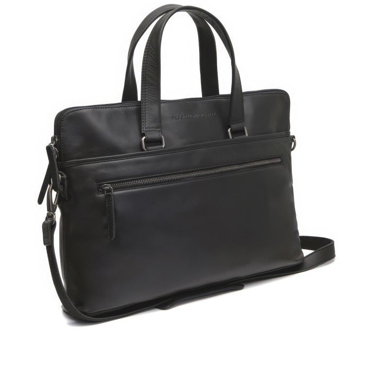 Aktentasche Elvas mit Laptopfach 15 Zoll Black, Farbe: schwarz, Marke: The Chesterfield Brand, EAN: 8719241125121, Abmessungen in cm: 40x31x8, Bild 3 von 8