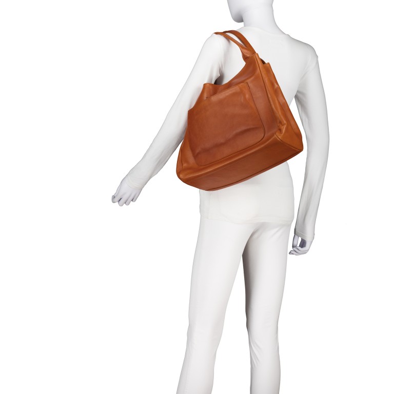 Handtasche Fioline variabel in der Form Cognac, Farbe: cognac, Marke: The Chesterfield Brand, EAN: 8719241125893, Abmessungen in cm: 35x30x15, Bild 4 von 9