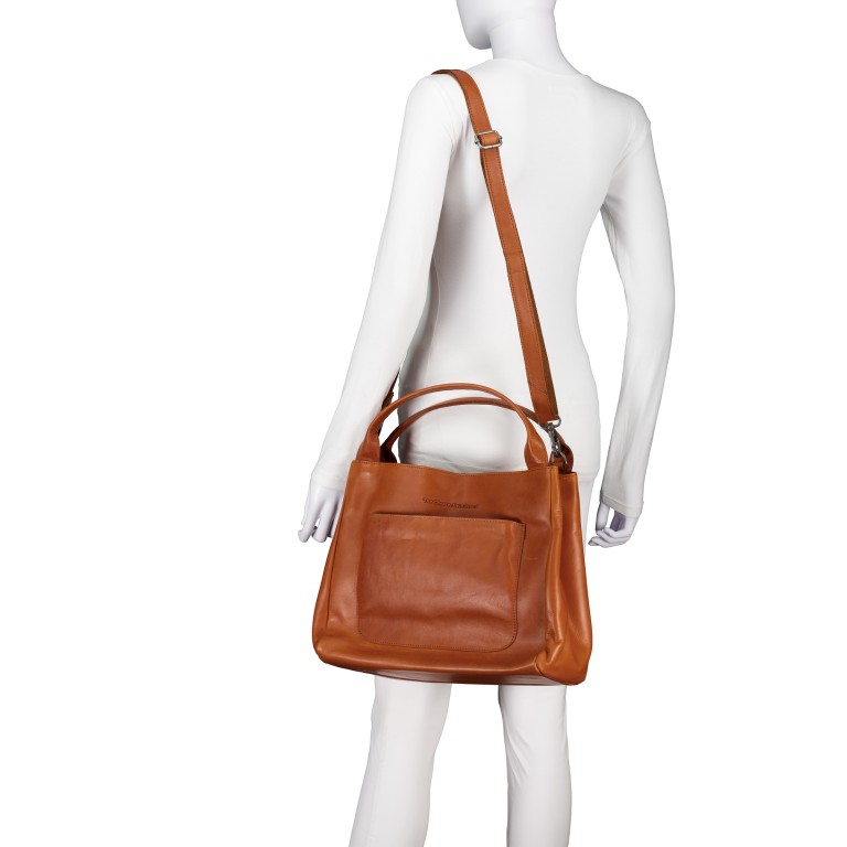 Handtasche Fioline variabel in der Form Cognac, Farbe: cognac, Marke: The Chesterfield Brand, EAN: 8719241125893, Abmessungen in cm: 35x30x15, Bild 5 von 9
