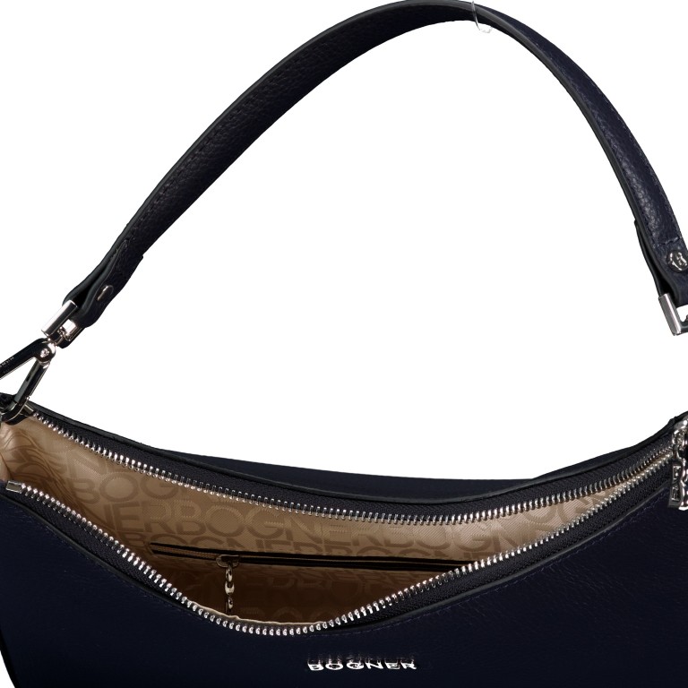 Beuteltasche Wallis Odette LHZ Dark Navy, Farbe: blau/petrol, Marke: Bogner, EAN: 4048835275329, Abmessungen in cm: 31.5x24x6.7, Bild 8 von 9