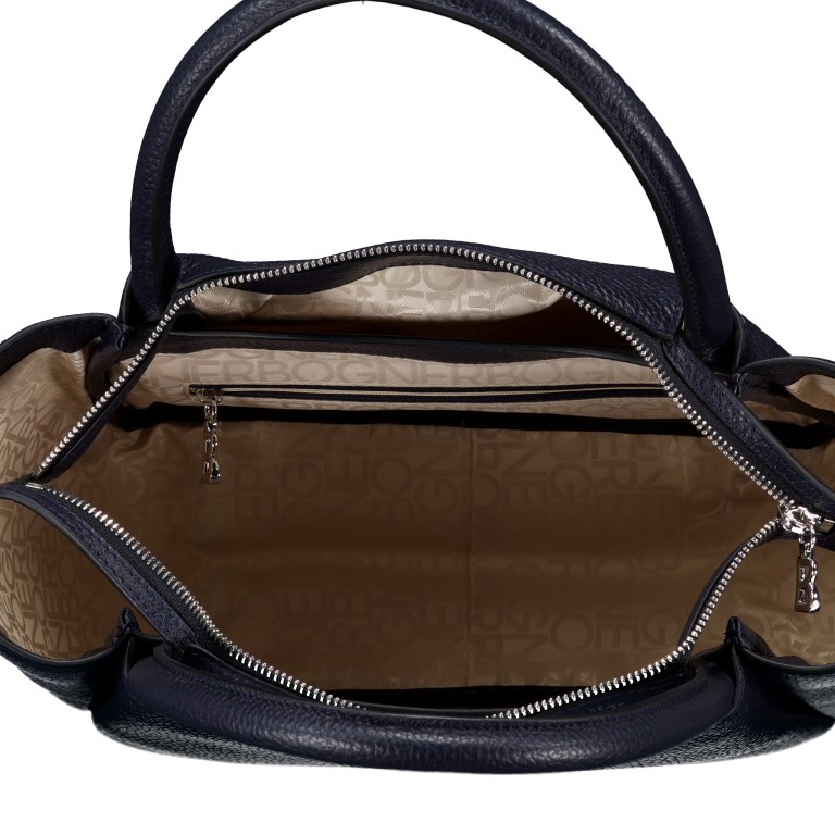 Handtasche Wallis Raja MHZ Dark Navy, Farbe: blau/petrol, Marke: Bogner, EAN: 4048835275305, Abmessungen in cm: 26x22.5x10.7, Bild 7 von 8