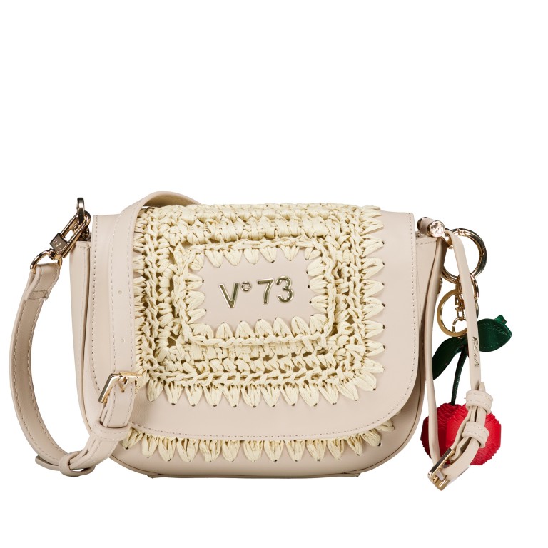 Umhängetasche Alisya Off White, Farbe: beige, Marke: V°73, EAN: 8051941024763, Abmessungen in cm: 20.5x17x7, Bild 1 von 6