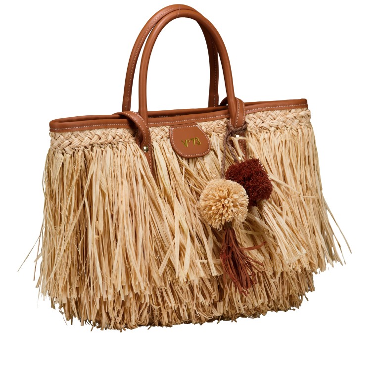 Shopper Domitilla Naturale Cuoio, Farbe: cognac, Marke: V°73, EAN: 8051941026743, Abmessungen in cm: 25x25x15, Bild 2 von 7