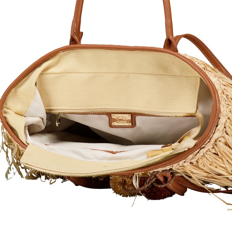 Shopper Domitilla Naturale Cuoio, Farbe: cognac, Marke: V°73, EAN: 8051941026743, Abmessungen in cm: 25x25x15, Bild 7 von 7