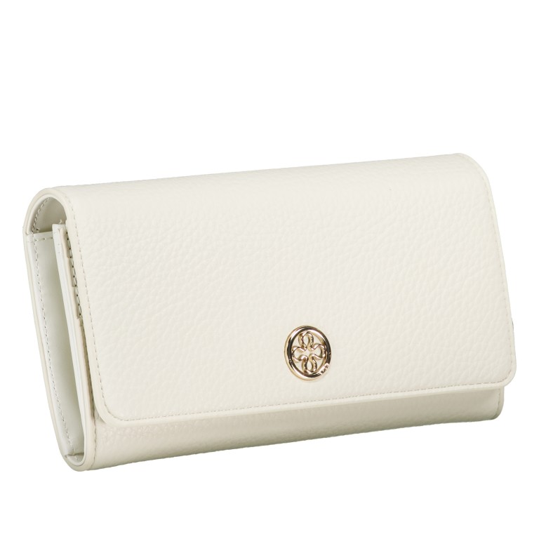Geldbörse Federica Off White, Farbe: beige, Marke: V°73, EAN: 8054942982759, Abmessungen in cm: 19.5x11x2.7, Bild 2 von 4