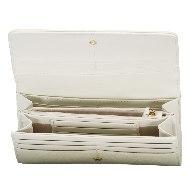Geldbörse Federica Off White, Farbe: beige, Marke: V°73, EAN: 8054942982759, Abmessungen in cm: 19.5x11x2.7, Bild 4 von 4