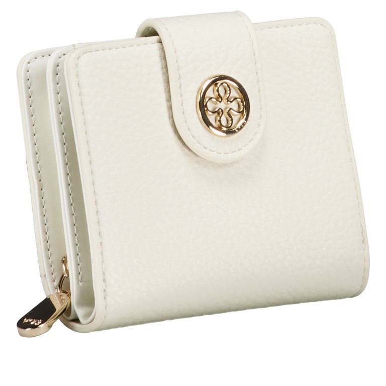 Geldbörse Federica Off White, Farbe: beige, Marke: V°73, EAN: 8054942982810, Abmessungen in cm: 9.5x11x3, Bild 2 von 5