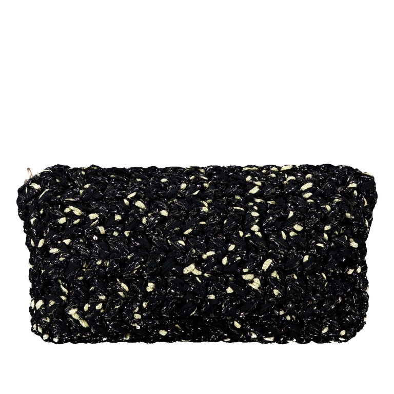 Umhängetasche / Clutch Greta Nero, Farbe: schwarz, Marke: V°73, EAN: 8051941026637, Abmessungen in cm: 22x14x4.5, Bild 3 von 6