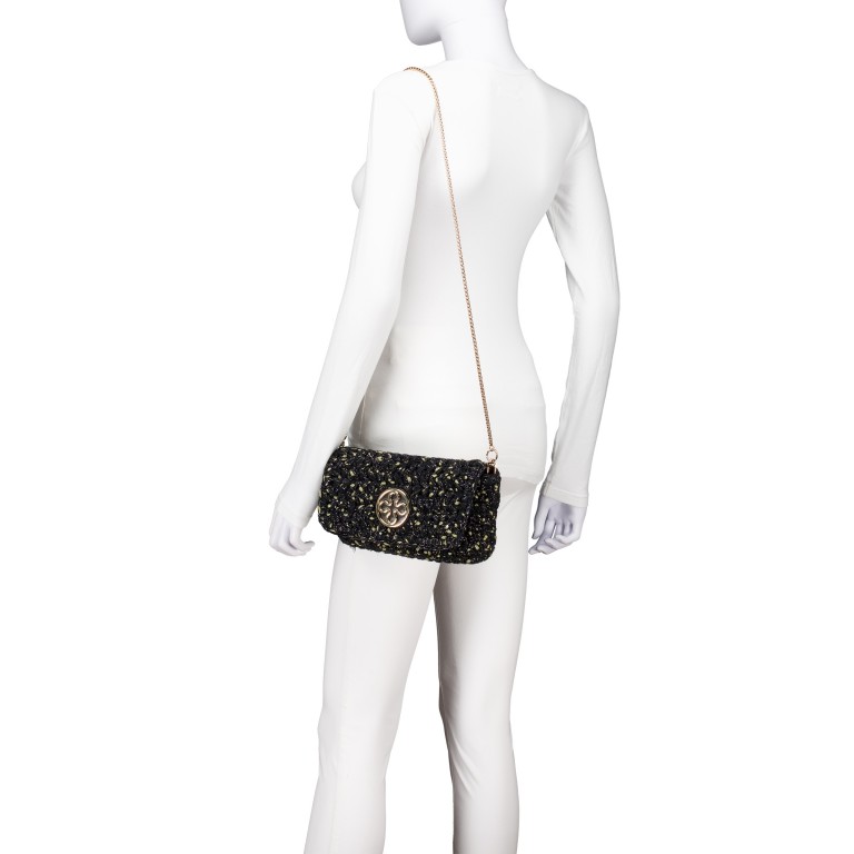 Umhängetasche / Clutch Greta Nero, Farbe: schwarz, Marke: V°73, EAN: 8051941026637, Abmessungen in cm: 22x14x4.5, Bild 4 von 6