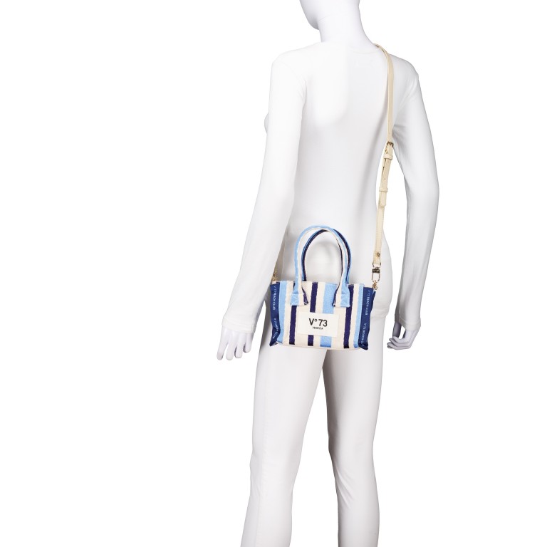 Handtasche Ilene Azzur Multic, Farbe: blau/petrol, Marke: V°73, EAN: 8051941025616, Abmessungen in cm: 18x14x4.5, Bild 6 von 7
