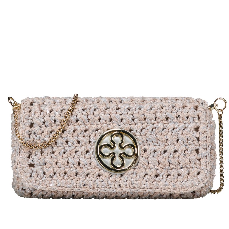 Umhängetasche / Clutch Greta Argento, Farbe: metallic, Marke: V°73, EAN: 8051941026651, Abmessungen in cm: 22x14x4.5, Bild 1 von 6