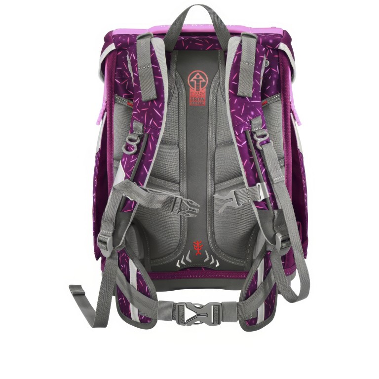 Schulranzen Space Set 5-teilig Pretty Unicorn Nuala, Farbe: rot/weinrot, Marke: Step by Step, EAN: 4047443538963, Abmessungen in cm: 28x37x20, Bild 6 von 14