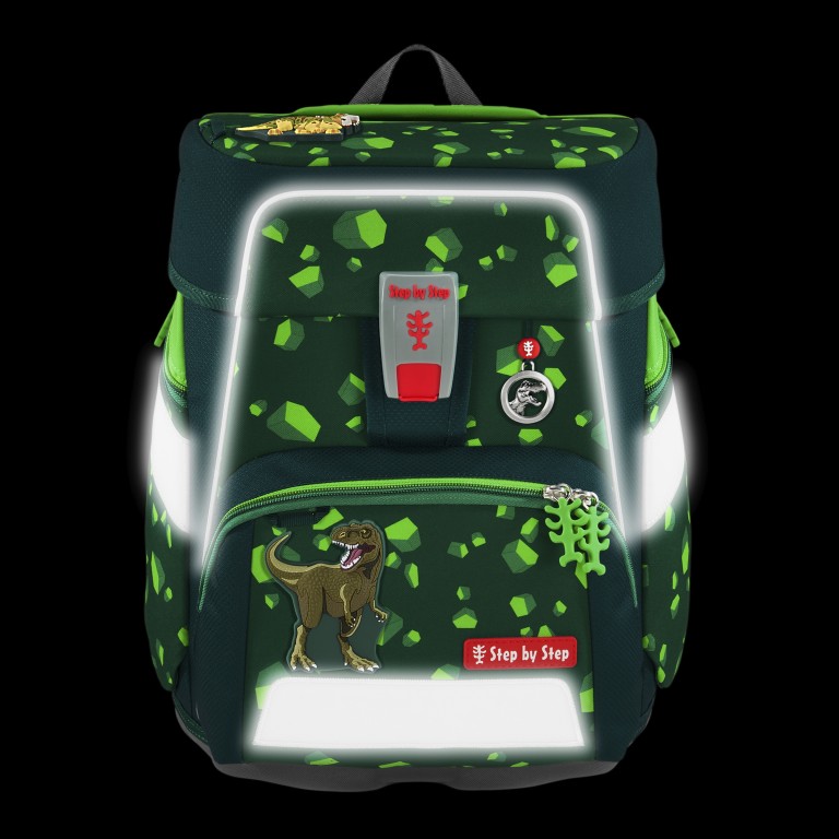 Schulranzen Space Set 5-teilig Dino Targo, Farbe: grün/oliv, Marke: Step by Step, EAN: 4047443538932, Abmessungen in cm: 28x37x20, Bild 14 von 14