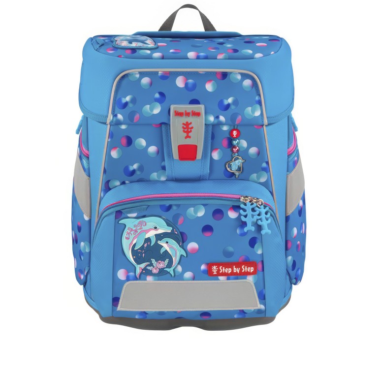 Schulranzen Space Set 5-teilig Dolphin Finja, Farbe: blau/petrol, Marke: Step by Step, EAN: 4047443538956, Abmessungen in cm: 28x37x20, Bild 2 von 14
