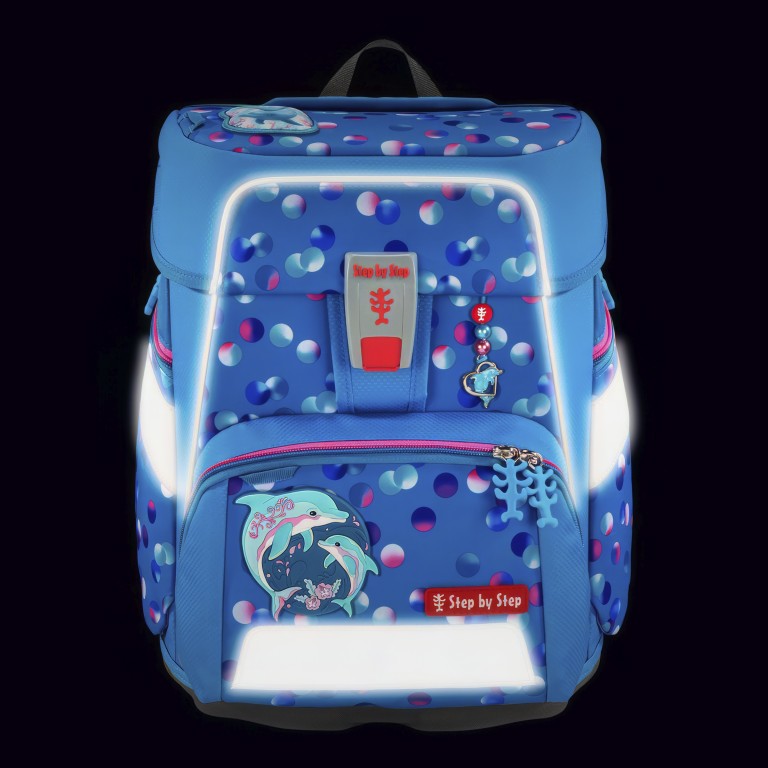 Schulranzen Space Set 5-teilig Dolphin Finja, Farbe: blau/petrol, Marke: Step by Step, EAN: 4047443538956, Abmessungen in cm: 28x37x20, Bild 14 von 14