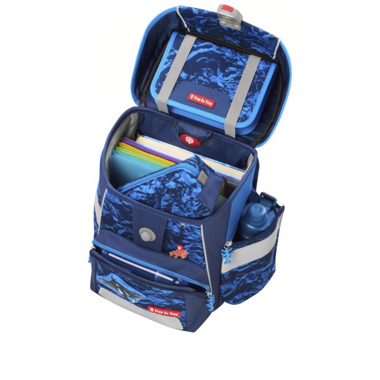 Schulranzen Space Set 5-teilig Manta Rio, Farbe: blau/petrol, Marke: Step by Step, EAN: 4047443538918, Abmessungen in cm: 28x37x20, Bild 7 von 14